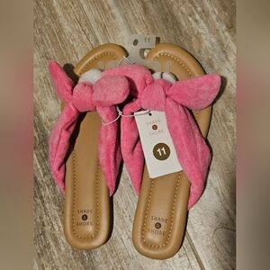 Shade & Shore Pink Tulip Sandals